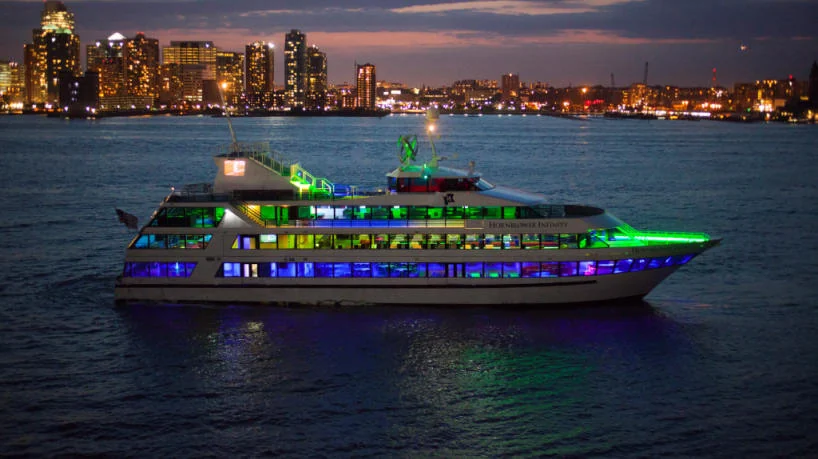 Hornblower Infinity cruising in New York Harbor