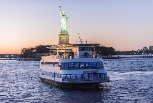 Hornblower Sensation cruising in New York Harbor